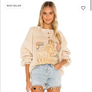 NWT Selkie Venus Sweatshirt Revolve Neutral Size XS